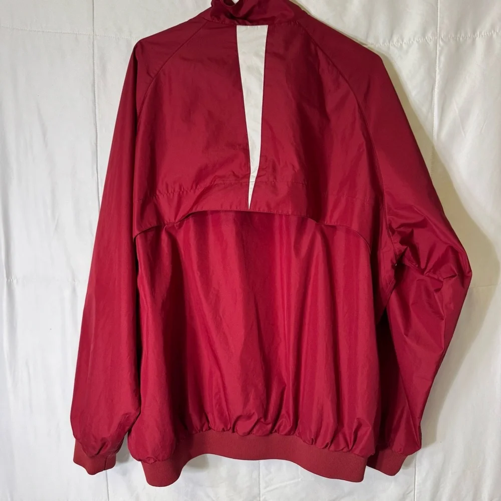 Nike Alabama Crimson Tide Clima-Fit Jacket L Red‎ Full Zip Windbreaker NCAA